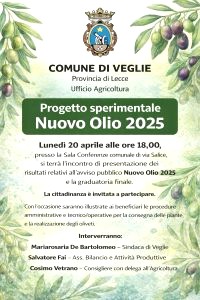 "Veglie si prepara a ricevere 2400 piante di olivo grazie a 'Nuovo Olio 2025'"
