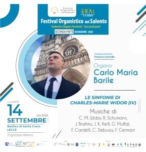 Sinfonie e improvvisazioni: il Festival Organistico del Salento in doppia uscita
