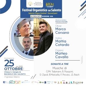 La musica sacra e la tradizione organistica si incontrano nel Salento