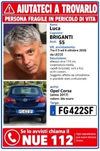 La scomparsa di Luca Briganti: la sorella lancia l'appello "Aiutateci a ritro...